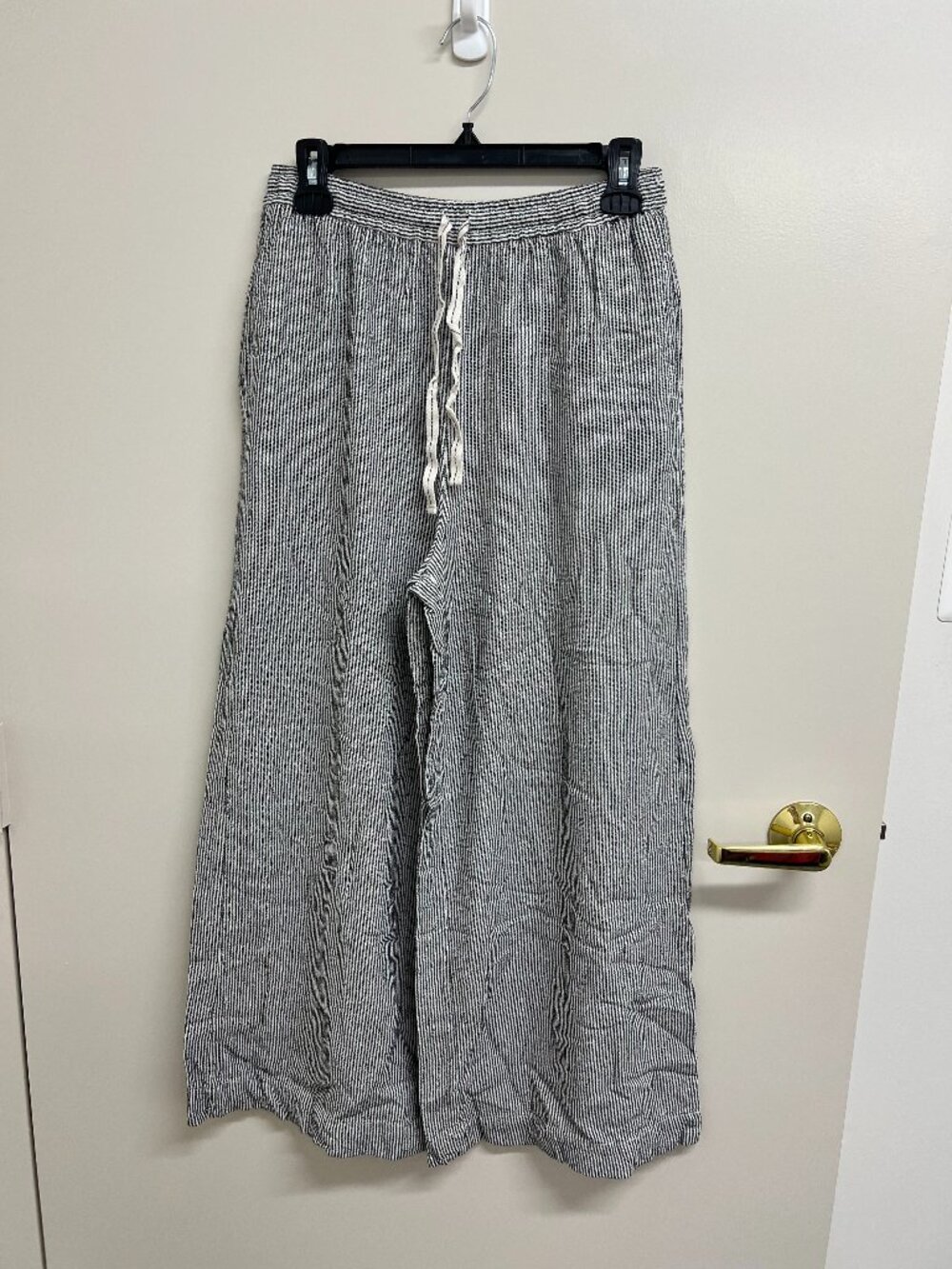 Max Studio Wide Leg Striped Pants